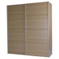 Smith Large Double Sliding Wardrobe, Oak-Effect