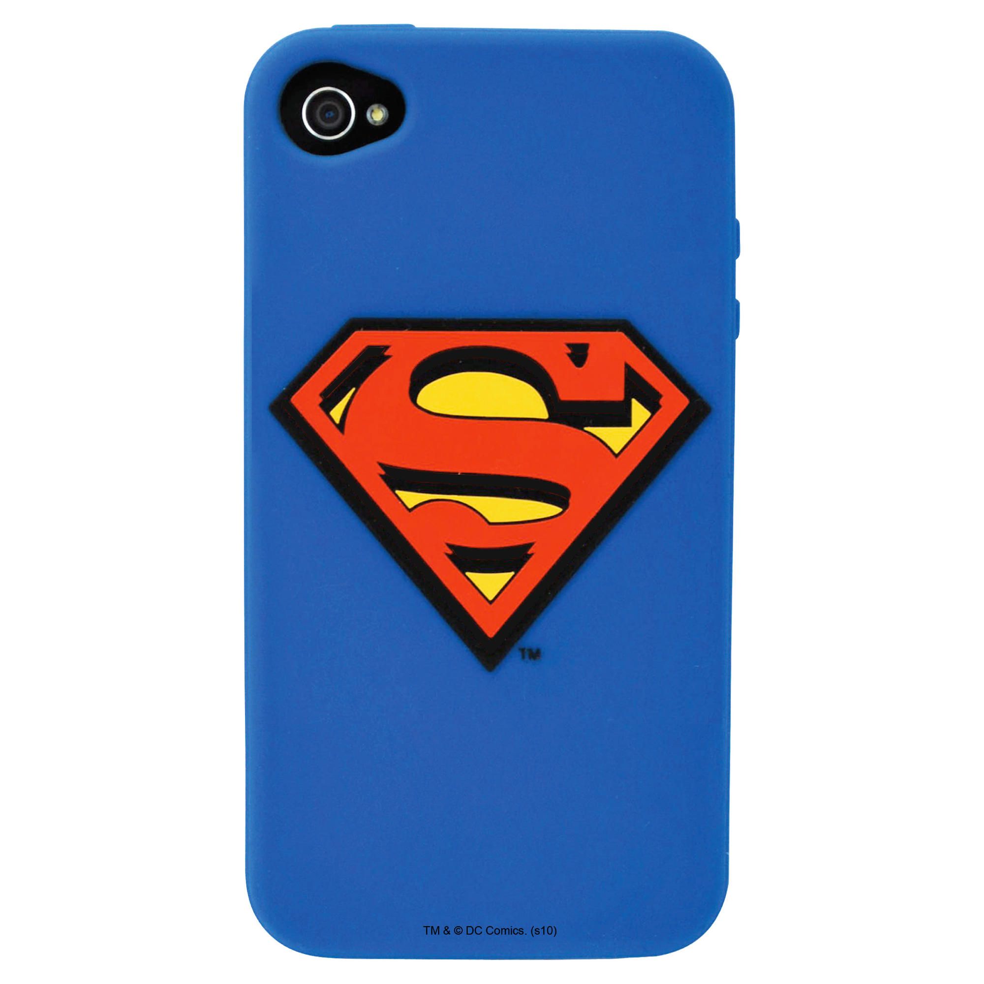 Aegis iPhone 4 & iPhone 4S Superman Silicone Skin Blue 