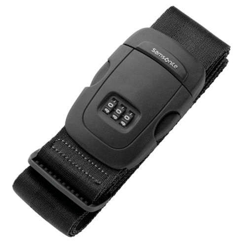 suitcase strap with combination lock
