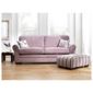 Amelie Large Standard Back Fabric Sofa, Lilac