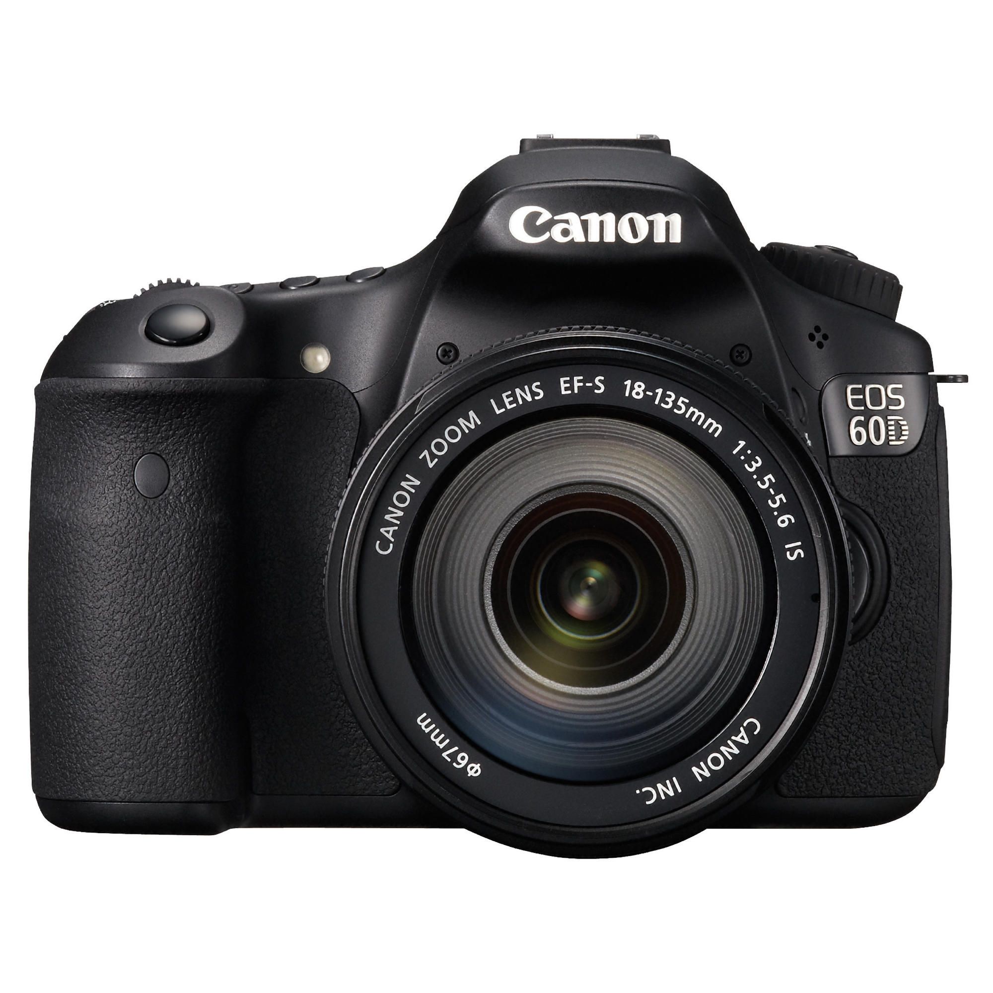 Canon EOS 60D Digital SLR Camera (Inc EF-S 18-135 mm f/3.5-5.6 IS Lens Kit)