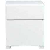 Urban 2 Drawer Filer, White Gloss