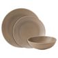 Gordon Ramsay Maze by Royal Doulton 12 Piece, 4 Person Dinner Set - Taupe