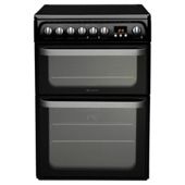 Hotpoint HUE61K Black Electric Cooker