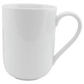 Tesco white porcelain Mug, 4 Pack