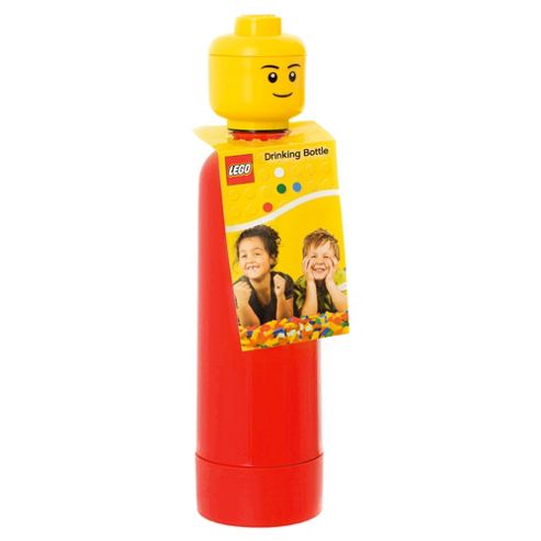 Image of Lego Storage Drinking Bottle Red