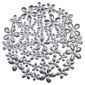 Daisy Silver metal art