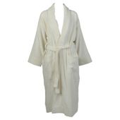 Finest towelling robe Ivory S/M