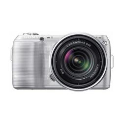 Sony NEX-c3 Silver Compact System Camera with 18-55mm lens Kit