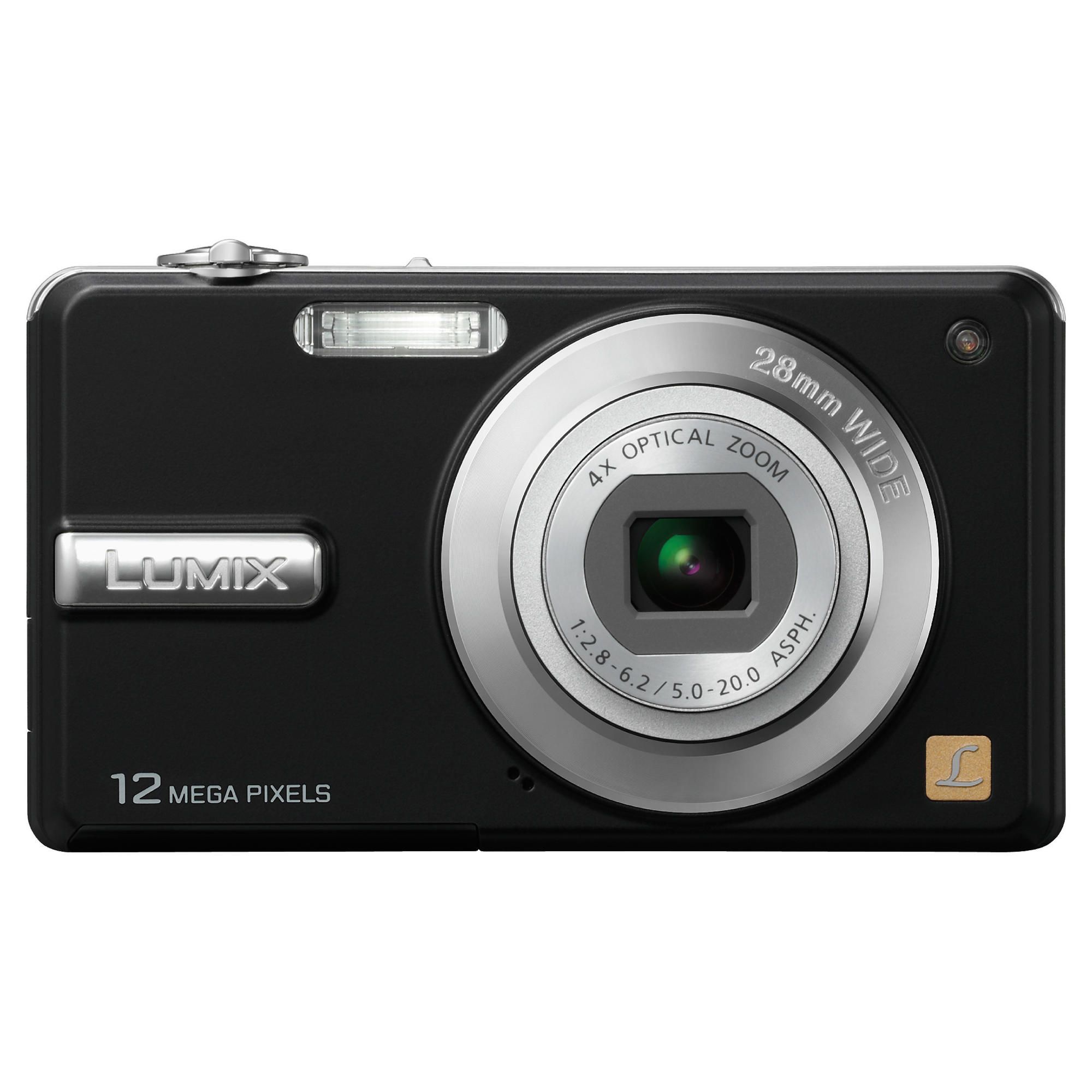 Panasonic F3 Digital Camera - Black(12.1MP, 4x Optical Zoom) 2.7 inch LCD