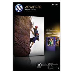 HP Advanced Glossy universal Photo Paper - 25 Sheets