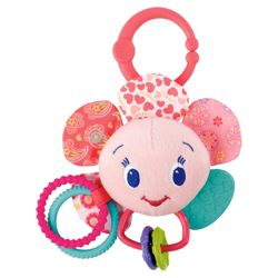 Bright Starts Play-A-Lot Petals Rattle, Pink