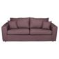 Maison Large Fabric Sofa, Aubergine