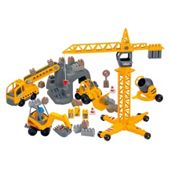 Ecoiffier Pretend Play Abrick Construction Site Playset