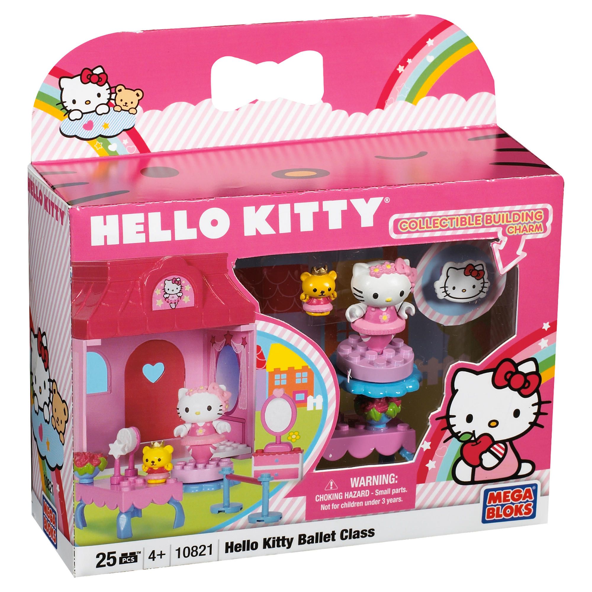 Mega Bloks Hello Kitty School House Playset 