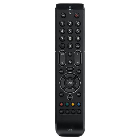 Image of One For All Universal Tv Remote Control - Black