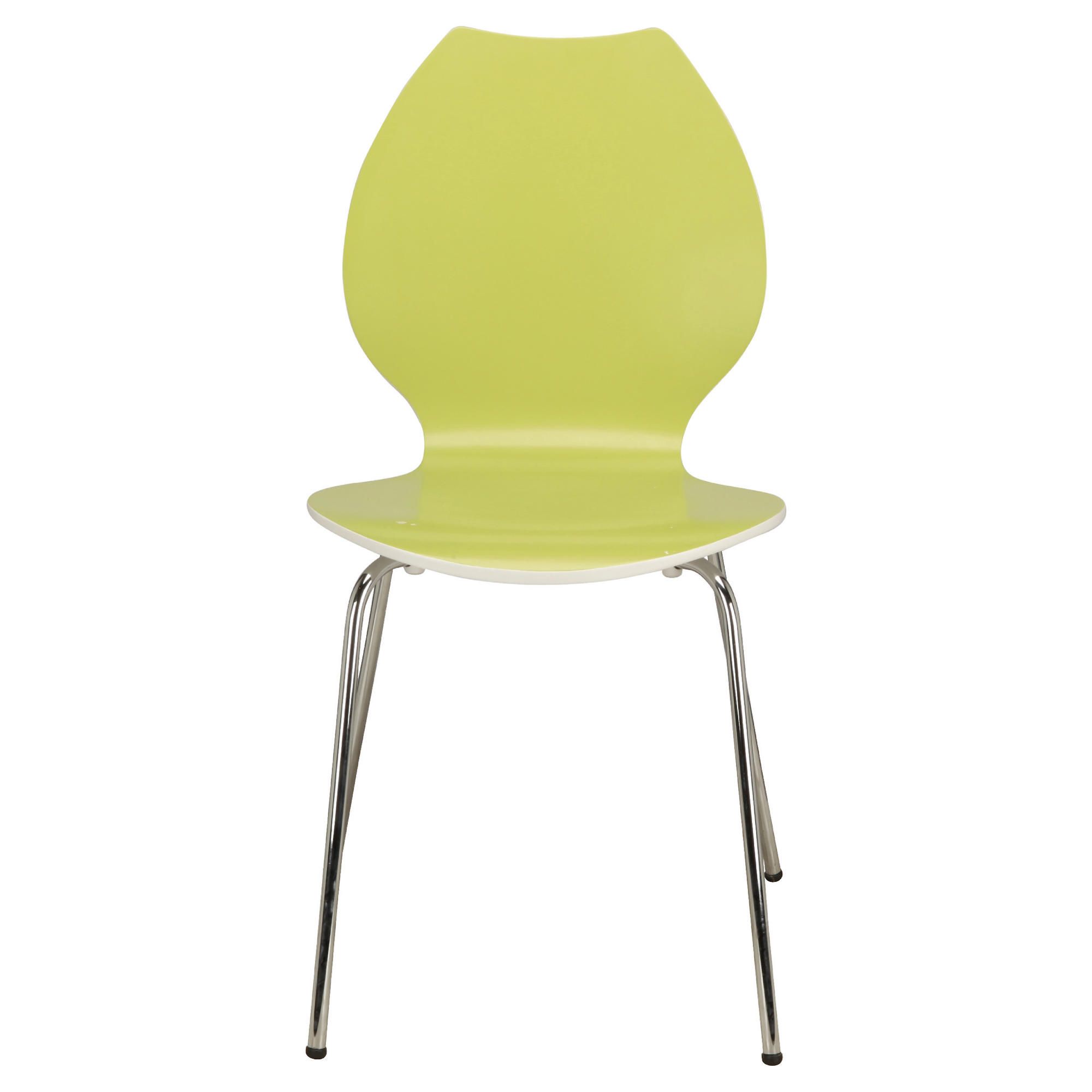 Candy Pair Of Chairs White / Lime Green