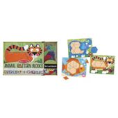 Melissa & Doug Wooden Animal Pattern Blocks Educational Game