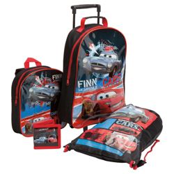 Disney Cars 2 4-Piece Kids' Luggage Set