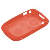 BlackBerry® Curve™ Silicone Case BlackBerry 8520/9300 Embossed Skin Butterfly Coral