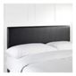 Mittal Single Faux Leather Headboard, Black