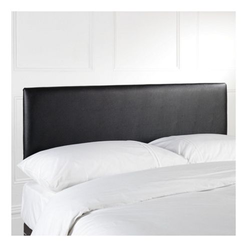Image of Seetall Mittal Headboard Black Faux Leather Single