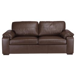 Ashmore Leather Sofa Bed, Brown