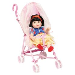 Disney Princess Puschair With Canopy & Doll