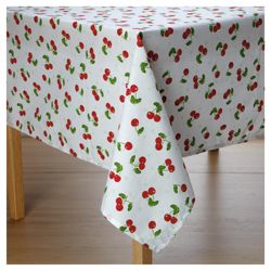 Tesco wipe clean Cherries tablecloth