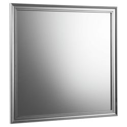 Tesco Silver Effect Wooden Mirror 40x40cm