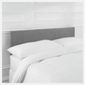 Mittal Double Faux Suede Headboard, Charcoal