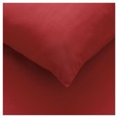 Pillowcases x4 dark red