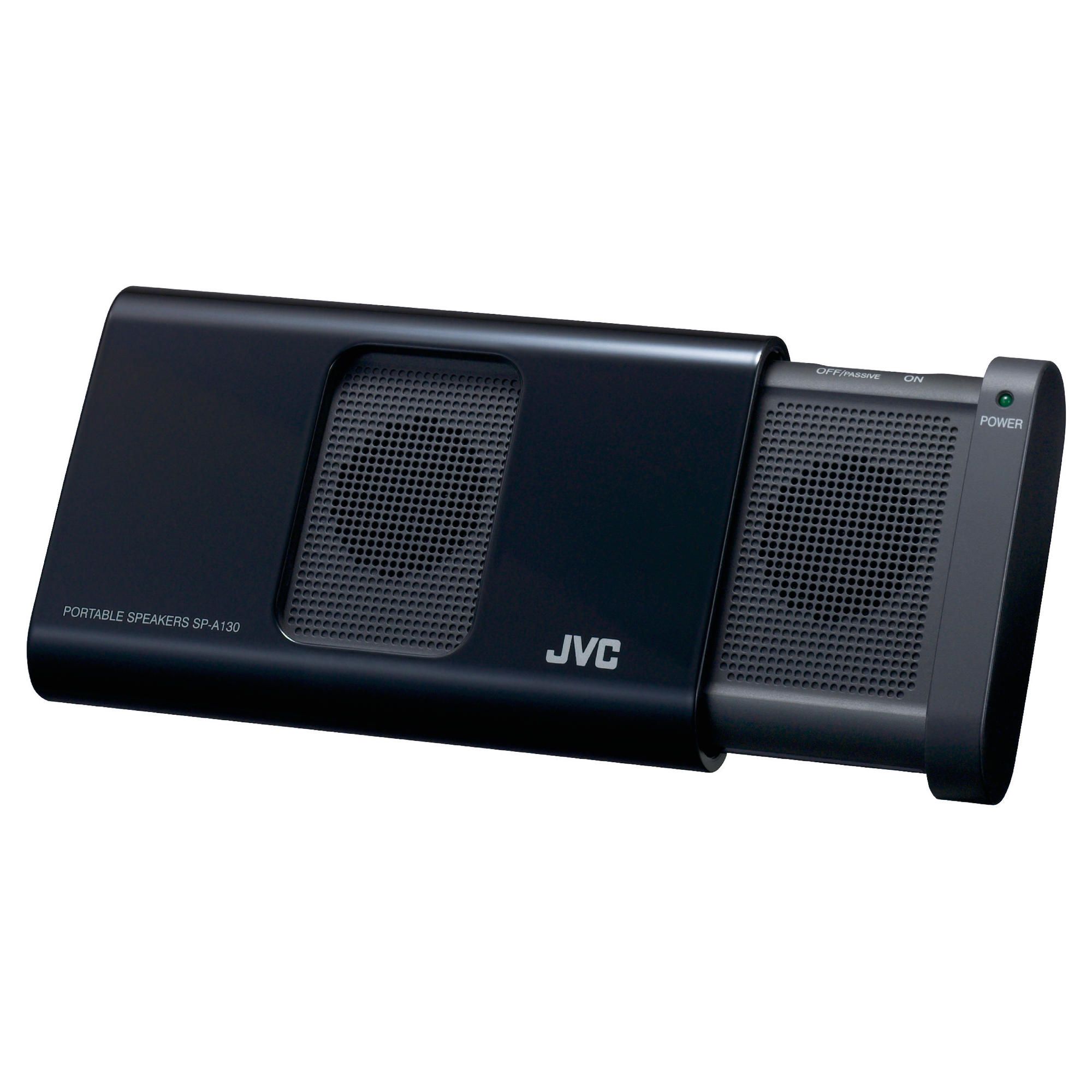 JVC SP-A130-B-E Portable Stereo Speaker - Black