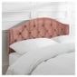 Sandon Double Velour Headboard, Coral