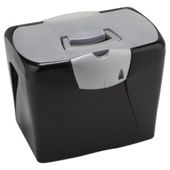 A4 Horizon plastic file box, black