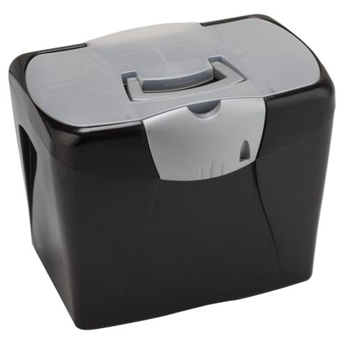 Image of Pierre Henry A4 Horizon Plastic Box File, Black