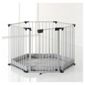 BabyDan Play Pen with Play Mat, Silver
