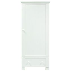 East Coast Montreal Single Wardrobe, White