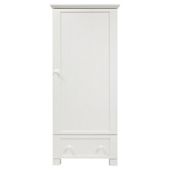 East Coast Montreal Single Wardrobe, White