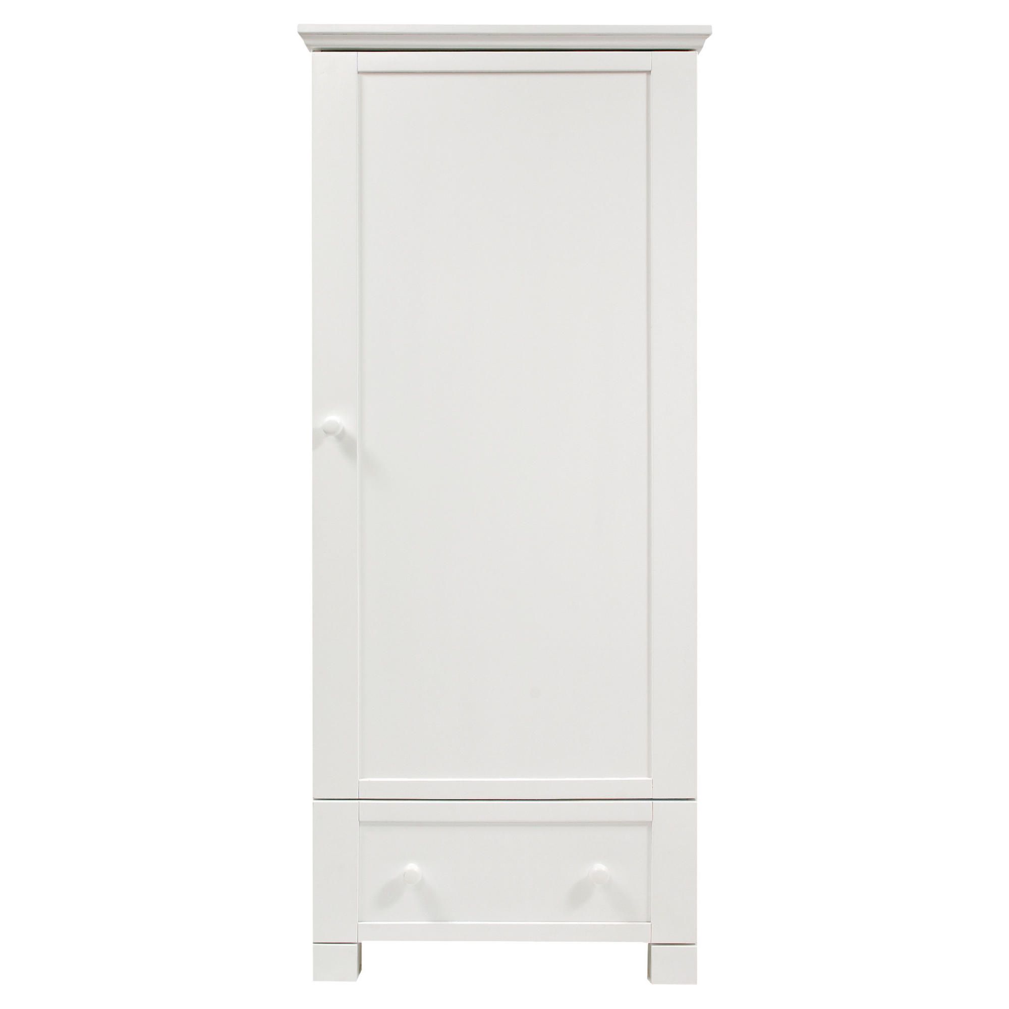East Coast Montreal Single Wardrobe, White