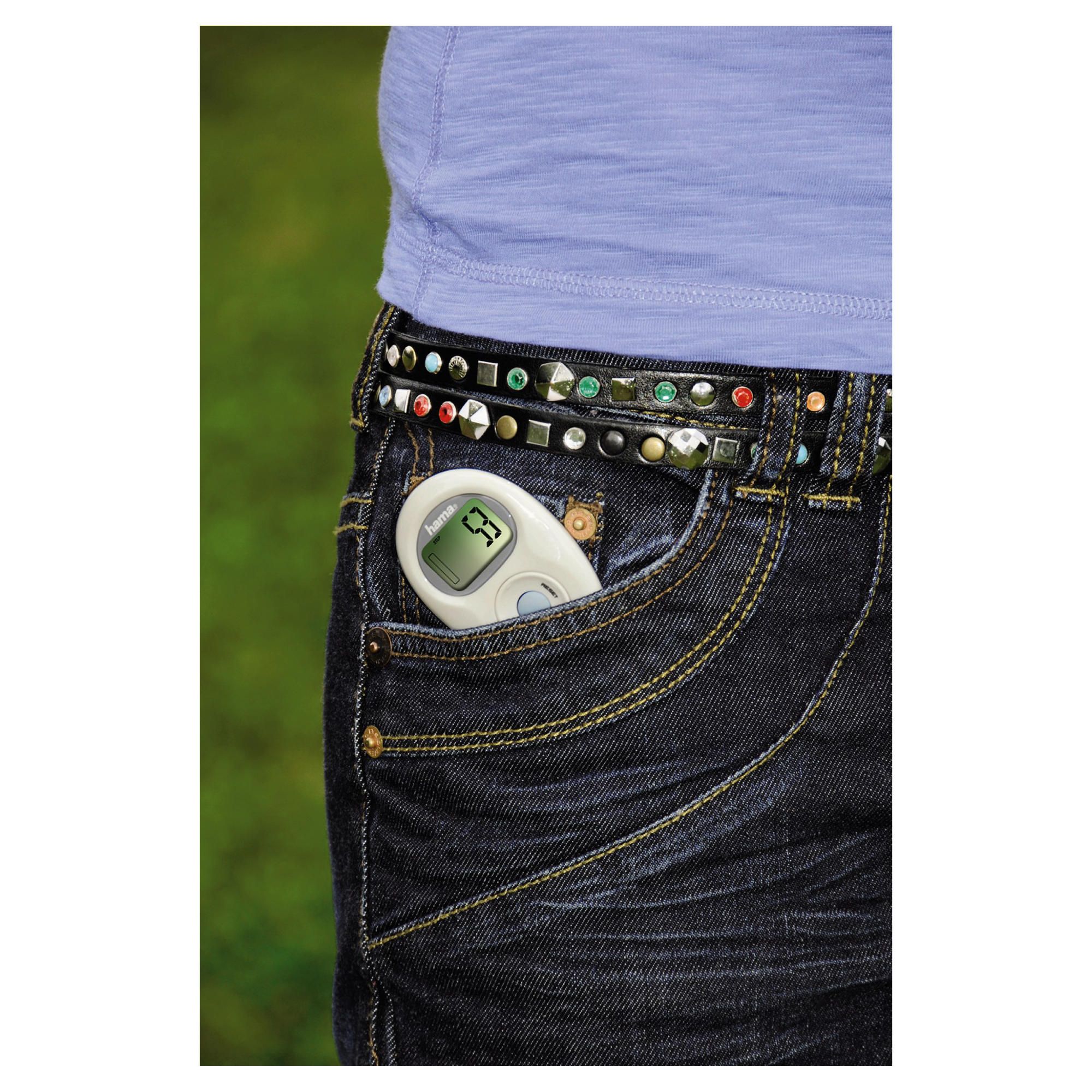 Hama PM-Pro&sup3;+ Pedometer White