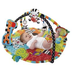 Bright Starts Spots & Stripes Safari Baby Activity Play Gym