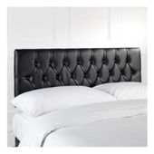 Preston King Faux Leather Headboard, Black