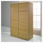 Smith Double Sliding Wardrobe, Oak-Effect