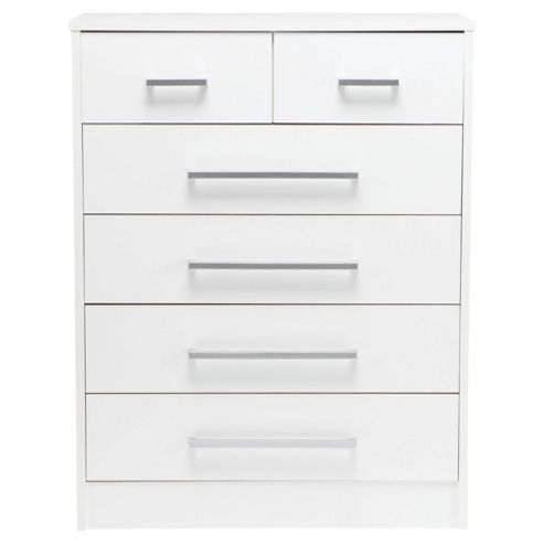 Image of Saplings Larrisa Chest Of Drawers, White