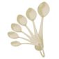 Nigella Lawson Set of 6 Melamine Measuring Spoons, Cream
