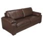 Ashmore Large Leather Sofa, Brown