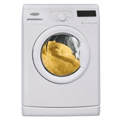 Whirlpool WWDC 7410 Washing Machine, 7kg Wash Load, 1400 RPM Spin, A+ Energy Rating. White