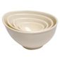 Nigella Lawson Set of 4 Melamine Mixing Bowls, Cream