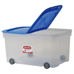 Curver 51L Rollerbox with folding lid